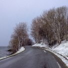 Last year's last snowfall, Gloppefjorden - Norway