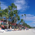 Boracay has a long beach