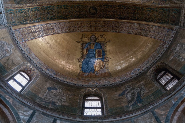 Christ Pantocrator, undisputed ruler of the Byzantine apse