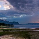 Summer night in the fjord county. Bukta Bird Sanctuary - Norway