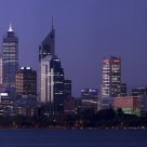 Perth City at Sunset