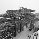 Shixin Peak in Snowstorm