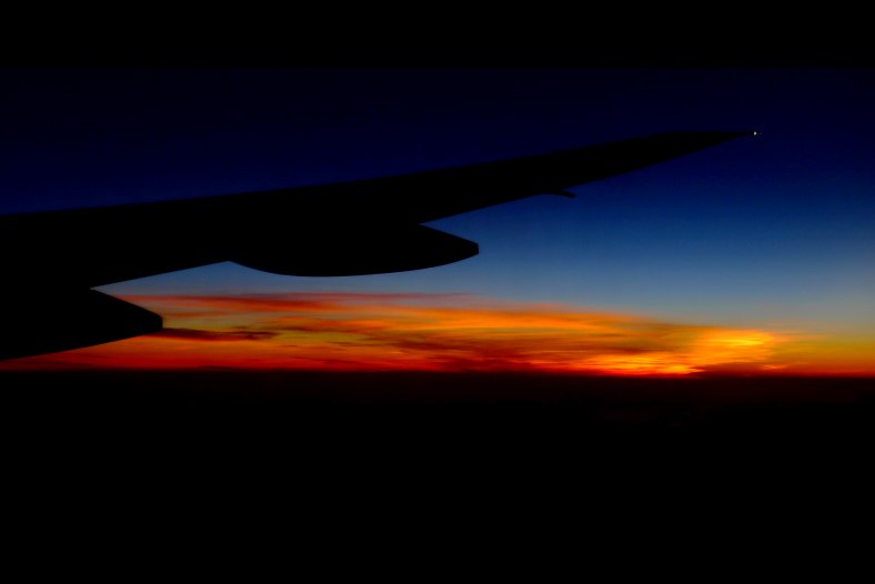 The sun in the sky