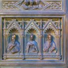 Detail of the door of the Cathedral of Florence