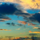 Sky after typhoon