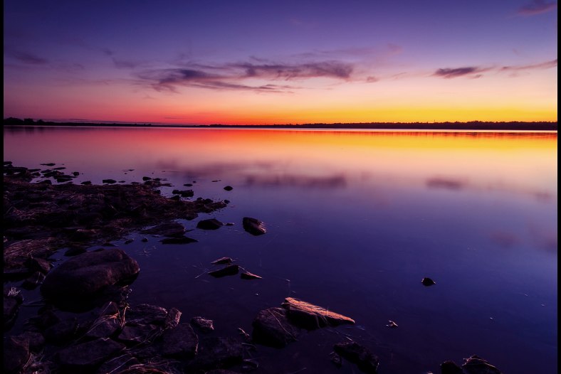 Ottawa river sunset