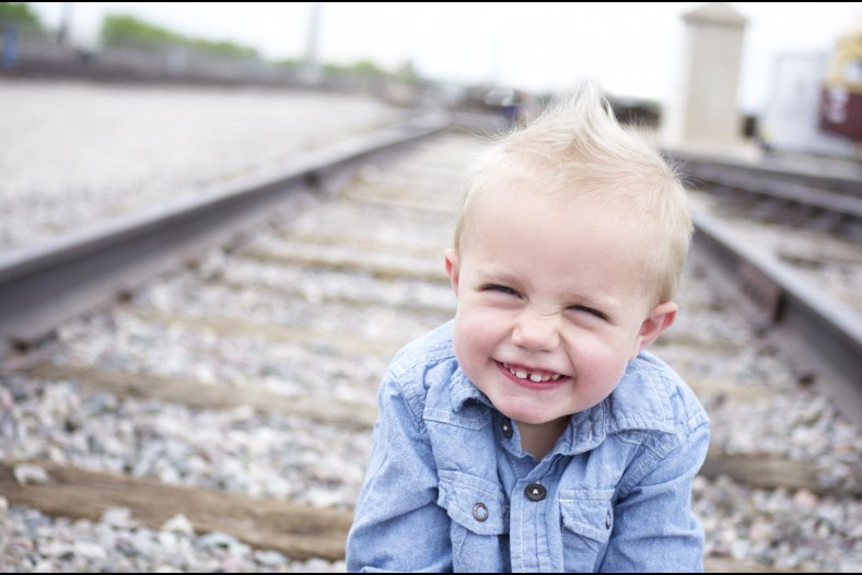 Smile on the tracks