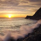 Mugu Rock Starburst Sunset