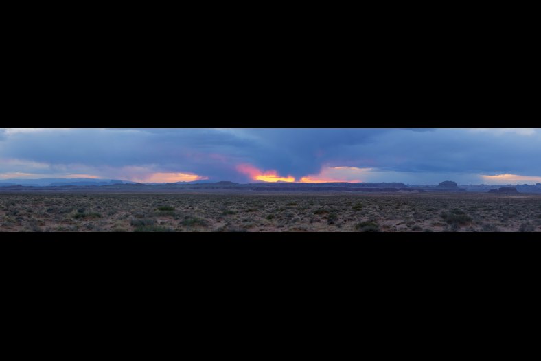 Sunset on the Desert