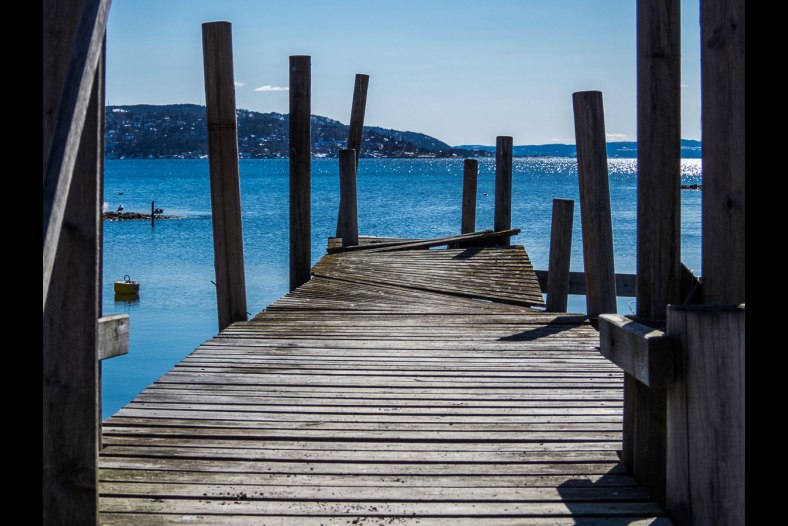April bathing jetty