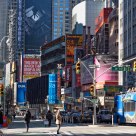 Bustling city