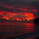 red sky